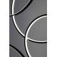 Pendule, Lustre suspendate - Lustra cu 6 inele LED suspendate Ring XXL negru