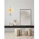 Aplice, corpuri de iluminat pentru pereti - Aplica LED moderna design decorativ NOUS alama/chihlimbar
