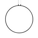 Lustra design inelar LED Ring 80 negru