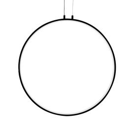 Lustra design inelar LED Ring 80 negru