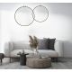 Pendule, Lustre suspendate - Lustra design inelar LED Ring 80 negru