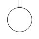 Pendule, Lustre suspendate - Lustra design inelar LED Ring 60 negru