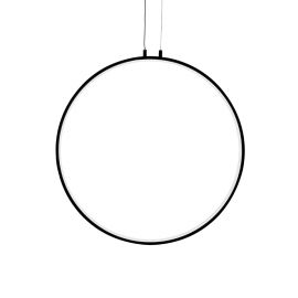 Pendule, Lustre suspendate - Lustra design inelar LED Ring 60 negru
