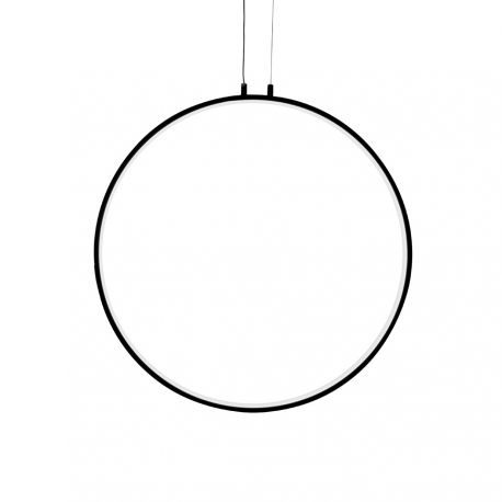 Pendule, Lustre suspendate - Lustra design inelar LED Ring 60 negru