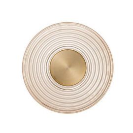 Aplice, corpuri de iluminat pentru pereti - Aplica LED moderna design decorativ NOUS alama aurie/chihlimbar