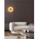 Aplice, corpuri de iluminat pentru pereti - Aplica LED moderna design decorativ NOUS alama aurie/chihlimbar