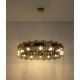Pendule, Lustre suspendate - Lustra suspendata design modern Glamor 100 fumuriu