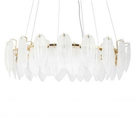 Lustra suspendata design modern Roch 100 auriu