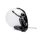 Lampa de podea decorativa cu design original Woman 50 negru