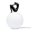 Lampa de podea decorativa cu design original Woman 35 negru