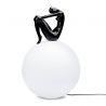 Lampa de podea decorativa cu design original Woman 35 negru