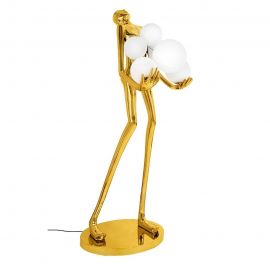 Lampadare - Lampa de podea decorativa cu design original Woman Premium auriu