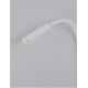 Iluminat pentru baie - Aplica cu reader LED cu brat flexibil IP44 SONICA alba