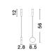 Iluminat pentru baie - Aplica cu reader LED cu brat flexibil IP44 SONICA alba