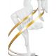 Lampadare - Lampa de podea decorativa cu design original cu LED RGB Balerina White