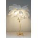 Lampadare - Lampa de podea design spectaculos cu pene de strut Palmier