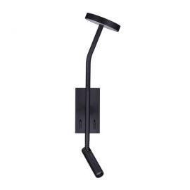 Aplice, corpuri de iluminat pentru pereti - Aplica cu reader LED stil minimalist LOGOS