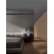 Aplice, corpuri de iluminat pentru pereti - Aplica LED moderna stil minimalist LUSA negru/cafeniu