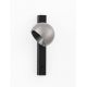 Aplice, corpuri de iluminat pentru pereti - Aplica LED moderna stil minimalist LUSA negru/nickel