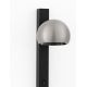 Aplice, corpuri de iluminat pentru pereti - Aplica LED moderna stil minimalist LUSA negru/nickel