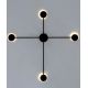 Aplice, corpuri de iluminat pentru pereti - Aplica de perete LED design ambiental SHADOW 4S negru