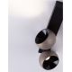 Plafoniere cu spoturi, Spoturi aplicate - Plafoniera LED moderna stil minimalist LUSA 2L negru/cafeniu