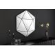 Oglinzi - Oglinda de perete decorativa Diamond 60cm, negru