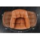 Seturi scaune, HoReCa - Set 2 scaune pivotante Papillon, piele coniac