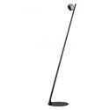 Lampadar/Lampa de podea LED stil minimalist LUSA negru/cafeniu