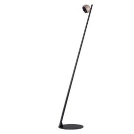Lampadare - Lampadar/Lampa de podea LED stil minimalist LUSA negru/cafeniu
