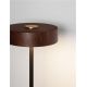 Lampadare - Lampadar/Lampa de podea LED stil minimalist THEA negru/wood metal