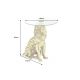 Masute Living - Masuta laterala design unic WILDLIFE LION 60cm