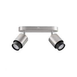 Plafoniere cu spoturi, Spoturi aplicate - Plafoniera cu 2 spoturi Ison nickel