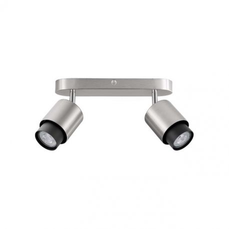 Plafoniere cu spoturi, Spoturi aplicate - Plafoniera cu 2 spoturi Ison nickel