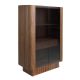 Vitrine - Vitrina, Bufet cu iluminat deosebit design LUX Walnut