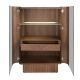 Vitrine - Vitrina, Bufet cu iluminat deosebit design LUX Walnut
