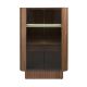 Vitrina, Bufet cu iluminat deosebit design LUX Walnut