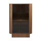Vitrine - Vitrina, Bufet cu iluminat deosebit design LUX Walnut