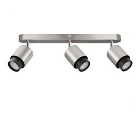 Plafoniere cu spoturi, Spoturi aplicate - Plafoniera cu 3 spoturi Ison nickel