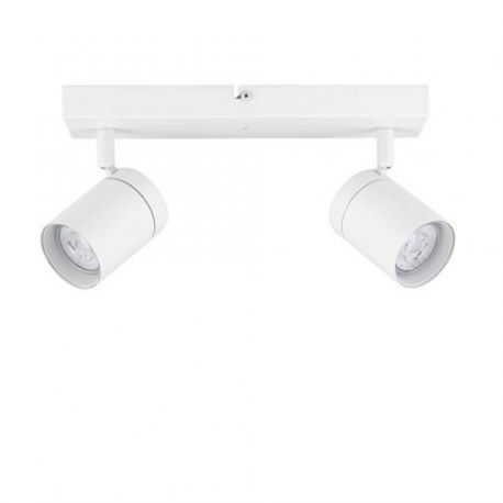 Iluminat pentru baie - Plafoniera cu 2 Spoturi directionabile IP44 ALMA alb