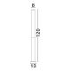 Stalpi - Stalp LED iluminat exterior modern IP54 TUBE H-120cm