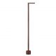 Stalpi - Stalp LED iluminat exterior modern IP65 PIPE H-90cm maro corten