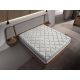 Paturi - Pat dublu tapitat design LUX Grey-Walnut, 180x200cm