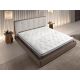 Paturi - Pat dublu tapitat design LUX Brown, 180x200cm