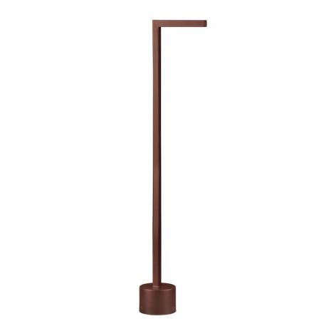Stalpi - Stalp LED iluminat exterior modern IP65 PIPE H-65,5cm maro corten
