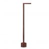Stalp LED iluminat exterior modern IP65 PIPE H-65,5cm maro corten