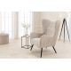 Fotolii - Fotoliu elegant design retro AMSTERDAM boucle greige