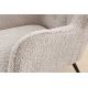 Fotolii - Fotoliu elegant design retro AMSTERDAM boucle greige