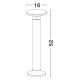 Aplice - Stalp LED ambiental iluminat exterior modern IP65 TOWER H-52cm