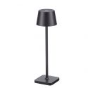 Veioza/Lampa de masa LED portabila exterior IP54 DECK negru